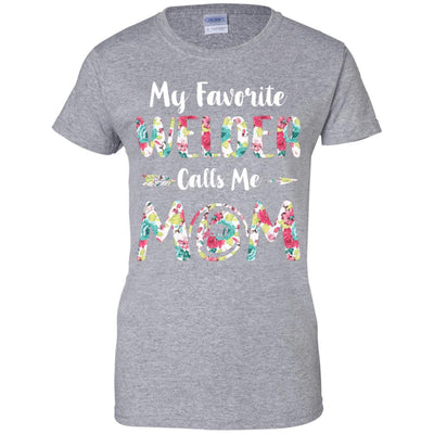 Floral My Favorite Welder Calls Me Mom Mothers Day Gift-T-Shirt & Hoodie-Women's T-Shirt-Sport Grey