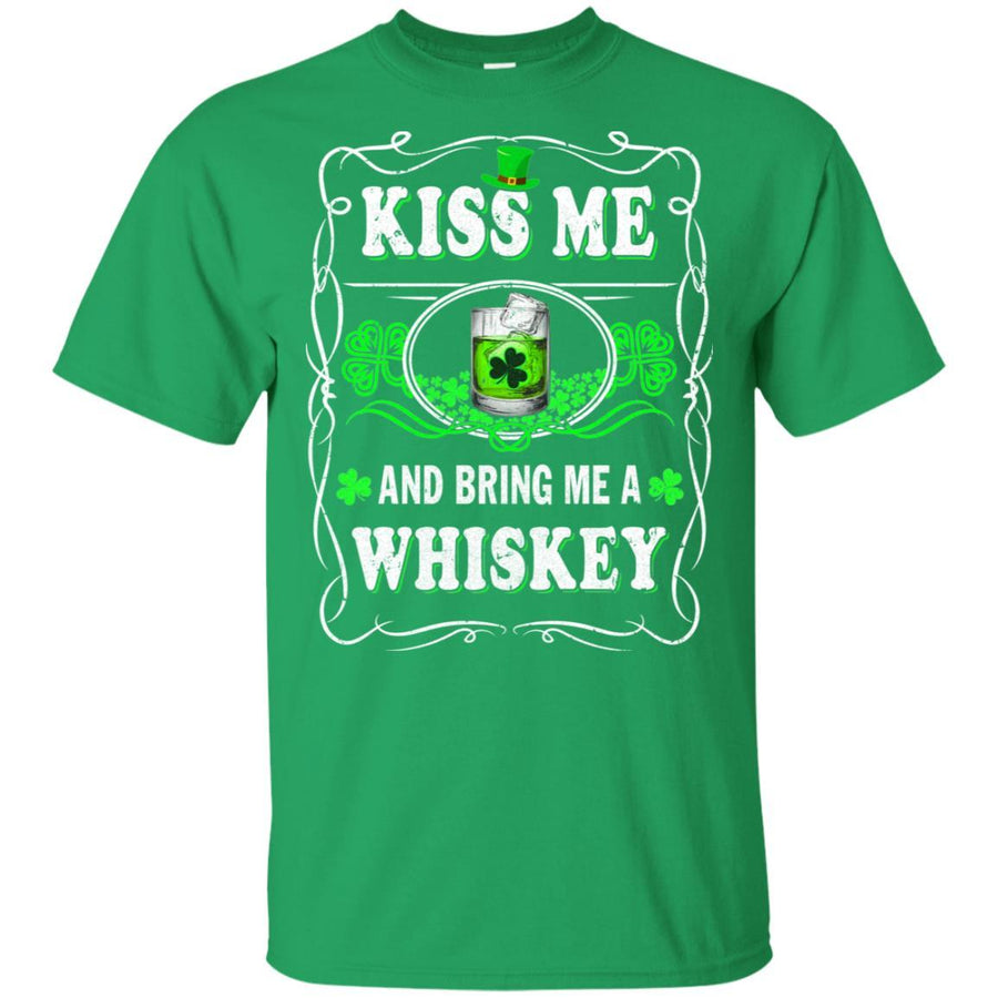 Kiss Me And Bring Me A Whiskey-T-Shirt & Hoodie-Classic T-Shirt-Irish Green