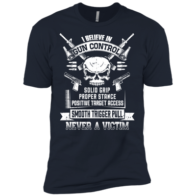 I Believe In Gun Control-T-Shirt & Hoodie-Premium T-Shirt-Midnight Navy