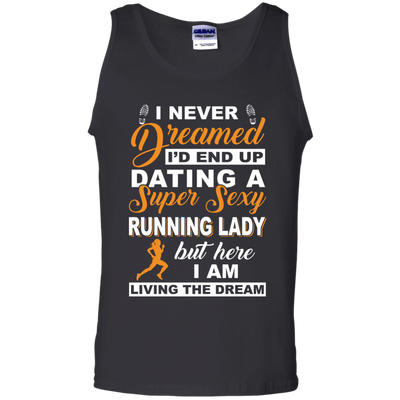 I'd End Up Dating A Super Sexy Running Lady-T-Shirt & Hoodie-Unisex Tank-Black