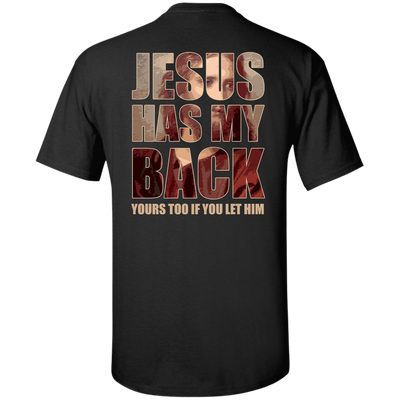 Jesus Has My Back-T-Shirt & Hoodie-Classic T-Shirt-Black