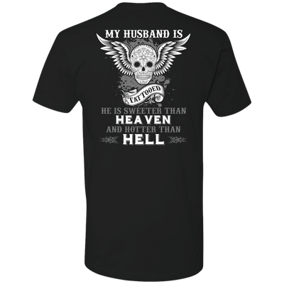 My Husband Is Tattooted-T-Shirt & Hoodie-Premium T-Shirt-Black