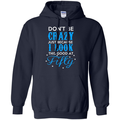 GOOT AT FIFTY-T-Shirt & Hoodie-Pullover Hoodie-Navy