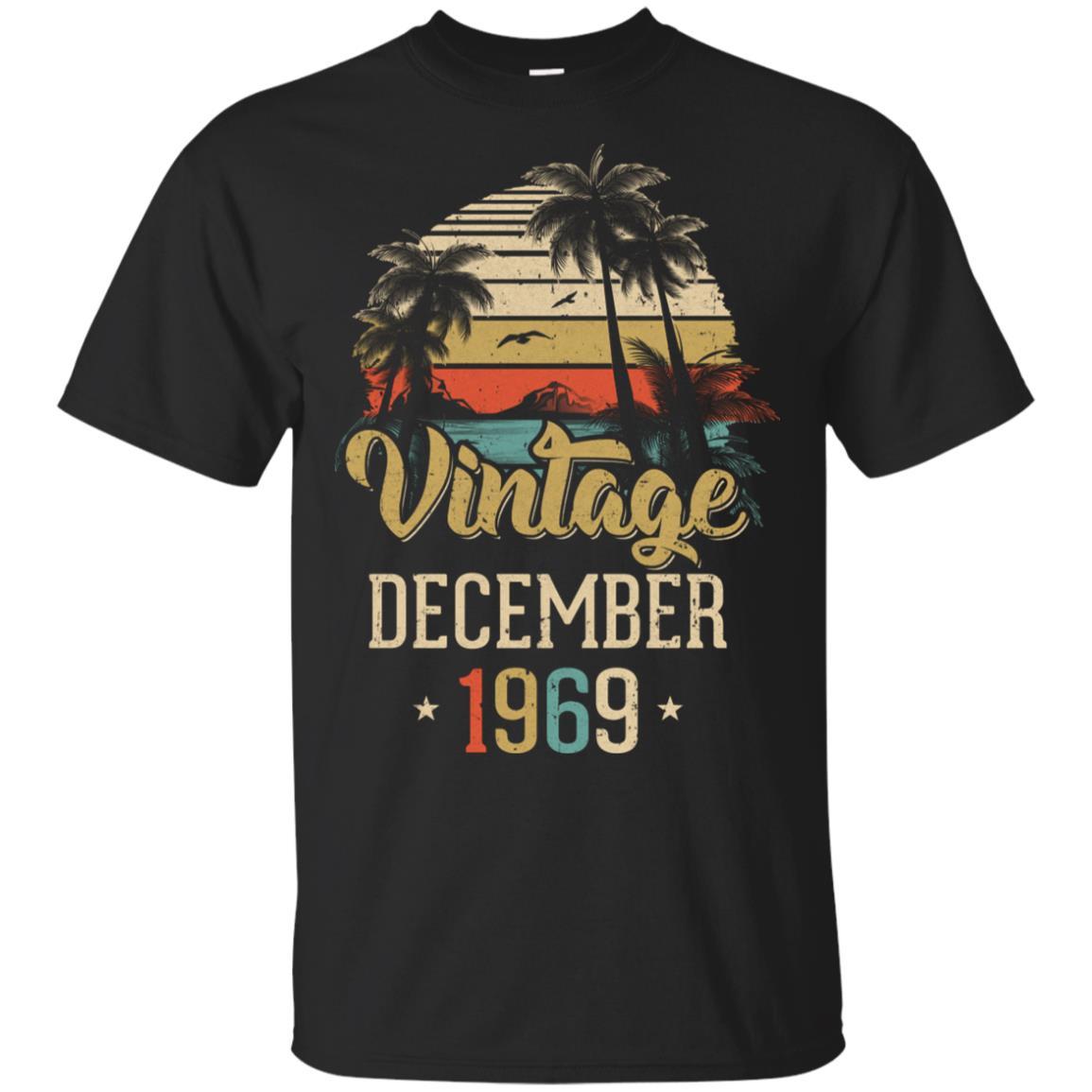 Retro Classic Vintage December 1969 53th Birthday Gift