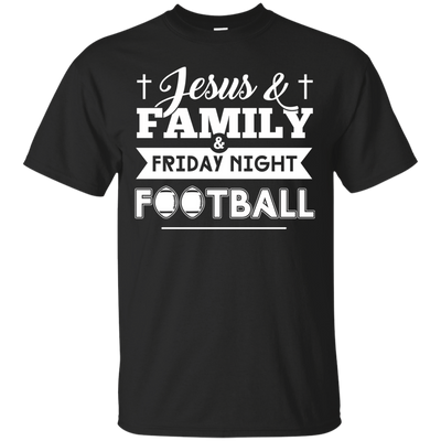 JESUS FAMILY Friday night FOOTBALL-T-Shirt & Hoodie-Classic T-Shirt-Black