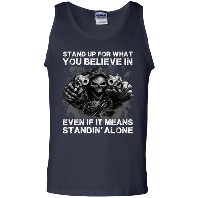 STAND UP FOR WHAT YOU BELIEVE-T-Shirt & Hoodie-Unisex Tank-Navy