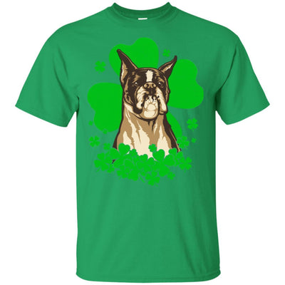 Boxer St. Patrick's Day Clovers-T-Shirt & Hoodie-Classic T-Shirt-Irish Green