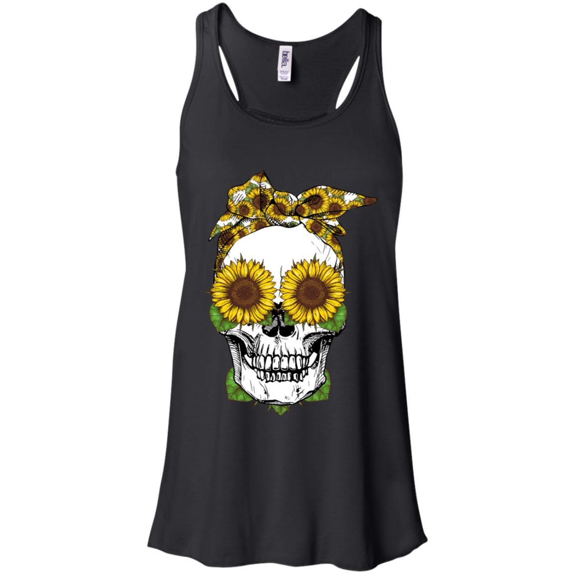 Skull Sunflower Floral Flowers Cute Gifts