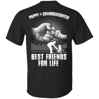 Pappy And Granddaughter Best Friends For Life-T-Shirt & Hoodie-Classic T-Shirt-Black