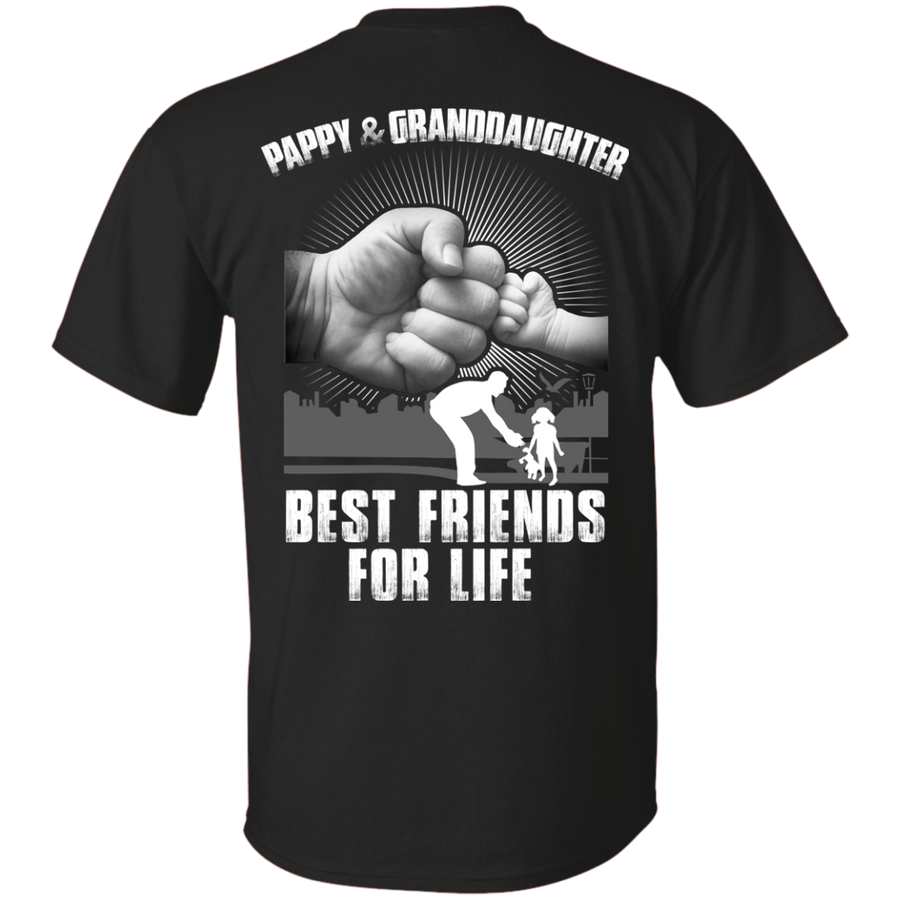 Pappy And Granddaughter Best Friends For Life-T-Shirt & Hoodie-Classic T-Shirt-Black