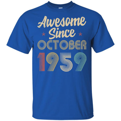 Awesome Since October 1959 Vintage 62th Birthday Gifts-T-Shirt & Hoodie-Classic T-Shirt-Royal