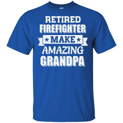 Funny Retired Firefighter Make Amazing Grandpa Gifts-T-Shirt & Hoodie-Classic T-Shirt-Royal