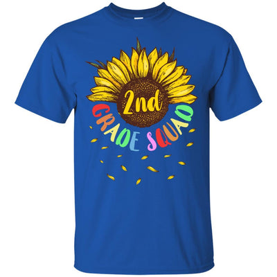 Sunflower 2nd Grade Squad First Grade Teacher-T-Shirt & Hoodie-Classic T-Shirt-Royal
