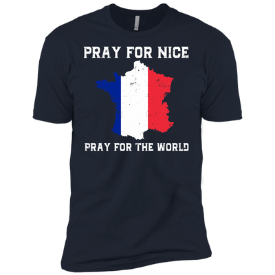 PRAY FOR NICE , PRAY FOR THE WORD-T-Shirt & Hoodie-Premium T-Shirt-Midnight Navy