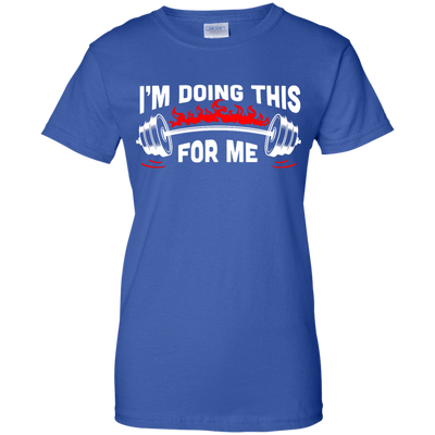 I'm Doing This For Me-T-Shirt & Hoodie-Women's T-Shirt-Royal