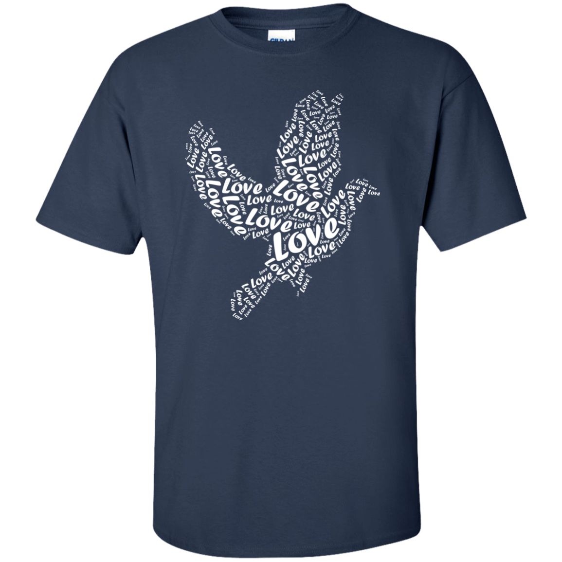 I Love Birds-T-Shirt & Hoodie-Classic T-Shirt-Navy