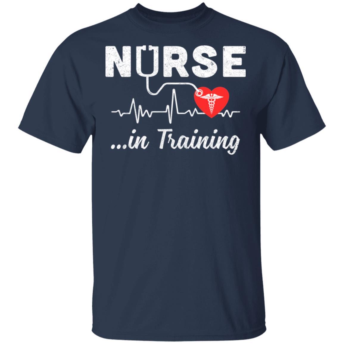 Nurse In Training Future Nurse Nursing Student-T-Shirt & Hoodie-Classic T-Shirt-Navy