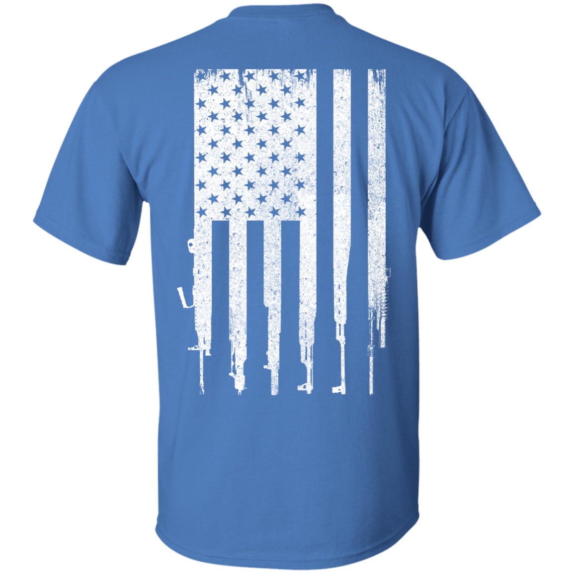 Rifle American Gun Flag-T-Shirt & Hoodie-Classic T-Shirt-Iris