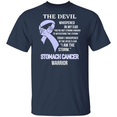 I Am The Storm Support Stomach Cancer Awareness-T-Shirt & Hoodie-Classic T-Shirt-Navy