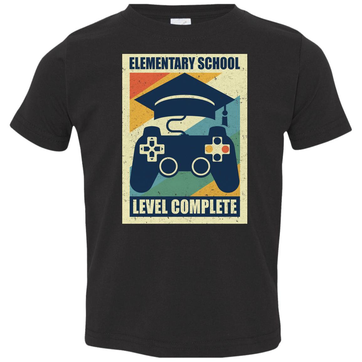 Elementary School Graduation Video Game Gamer Gifts Youth-Youth Shirt-Toddler T-Shirt-Black