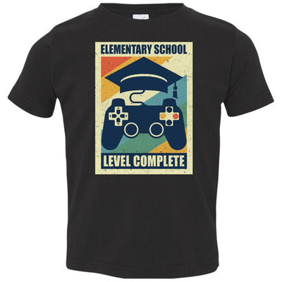 Elementary School Graduation Video Game Gamer Gifts Youth-Youth Shirt-Toddler T-Shirt-Black