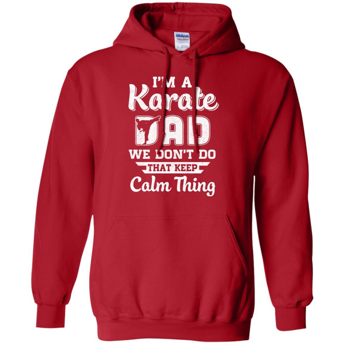 Funny Karate Dad Fighting Kyokushin Gifts-T-Shirt & Hoodie-Pullover Hoodie-Red