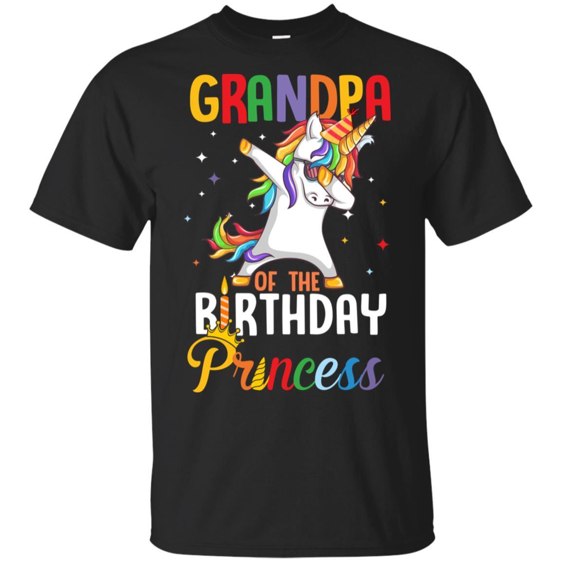 Grandpa Of The Birthday Girl Dabbing Unicorn Party