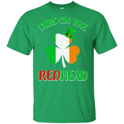 Dibs On The Redhead Funny St Patricks Day Drinking-T-Shirt & Hoodie-Classic T-Shirt-Irish Green