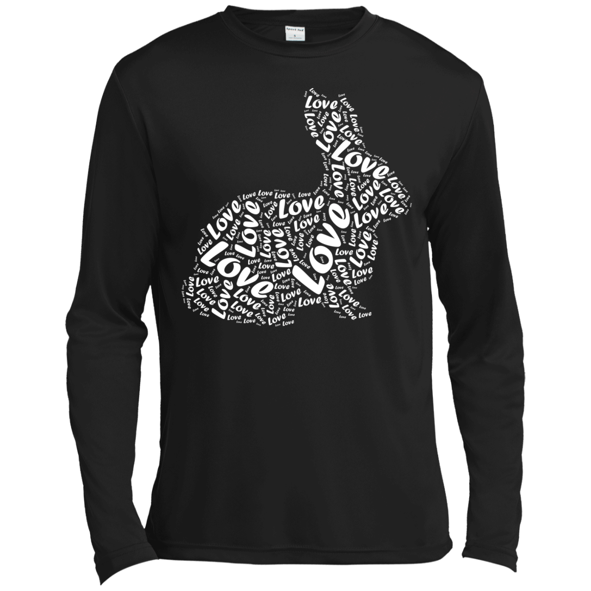 I Love Rabbits-T-Shirt & Hoodie-Long Sleeve T-Shirt-Black