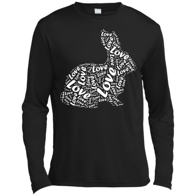 I Love Rabbits-T-Shirt & Hoodie-Long Sleeve T-Shirt-Black