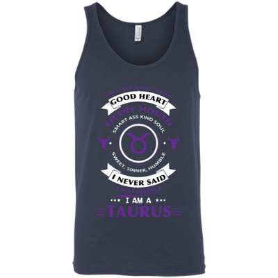 I'm A Taurus-T-Shirt & Hoodie-Unisex Tank-Navy