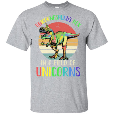 Be A Unicornasaurus Rex In A Field Of Unicorns-T-Shirt & Hoodie-Classic T-Shirt-Sport Grey
