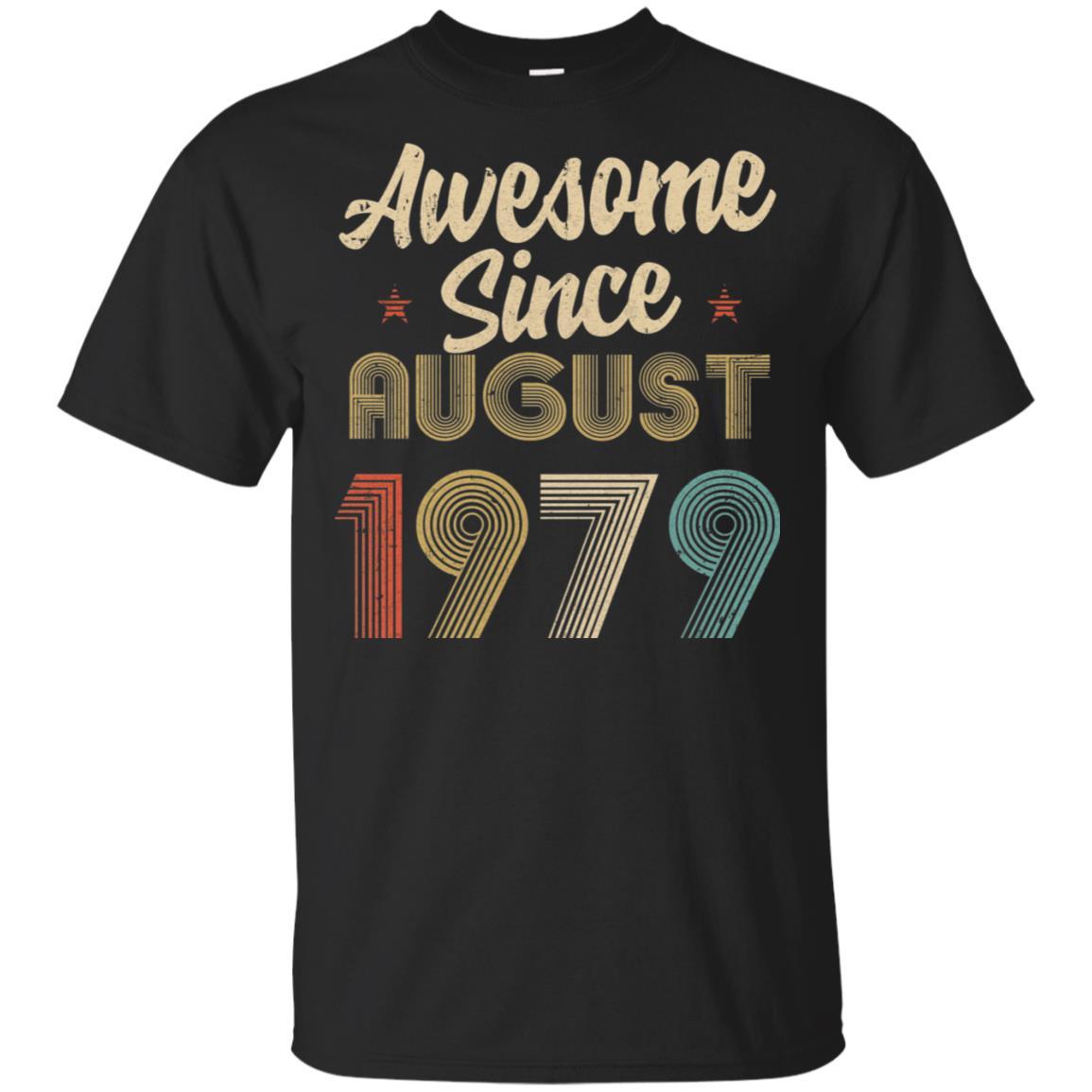 Awesome Since August 1979 Vintage 43th Birthday Gifts