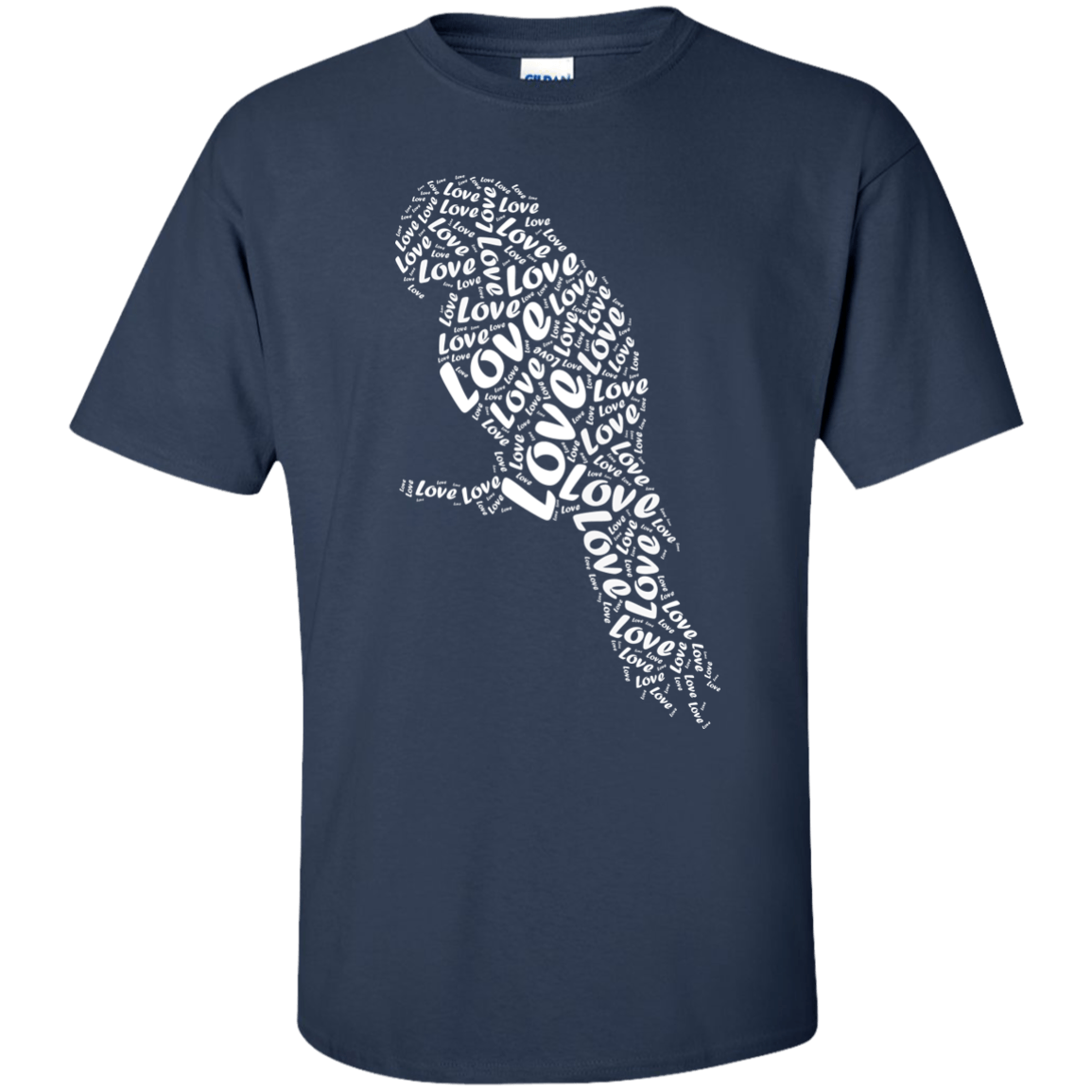 I Love Parrots-T-Shirt & Hoodie-Classic T-Shirt-Navy