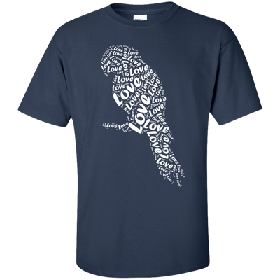 I Love Parrots-T-Shirt & Hoodie-Classic T-Shirt-Navy