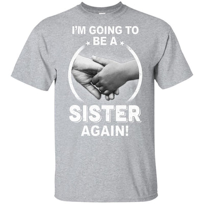 I'm Going To Be A Sister Again New Sister Youth-Youth Shirt-Youth T-Shirt-Sport Grey