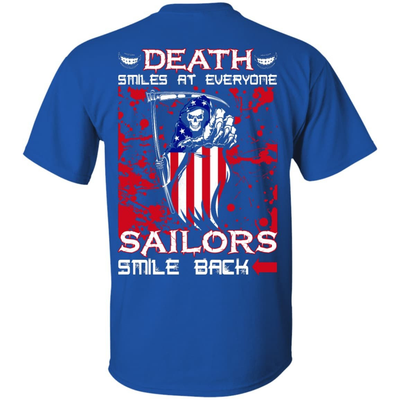 Death Smiles At Everyone Sailors Smile Back-T-Shirt & Hoodie-Classic T-Shirt-Royal