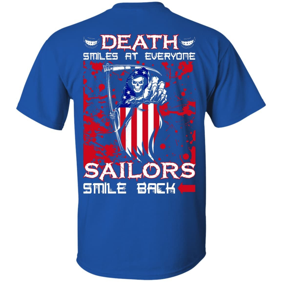 Death Smiles At Everyone Sailors Smile Back-T-Shirt & Hoodie-Classic T-Shirt-Royal