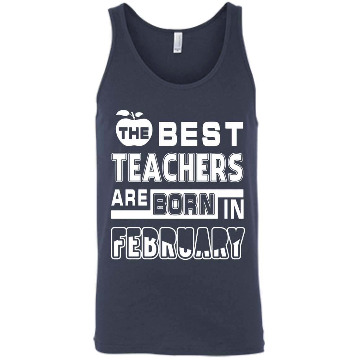 The Best Teachers Are Born In January-T-Shirt & Hoodie-Unisex Tank-Navy