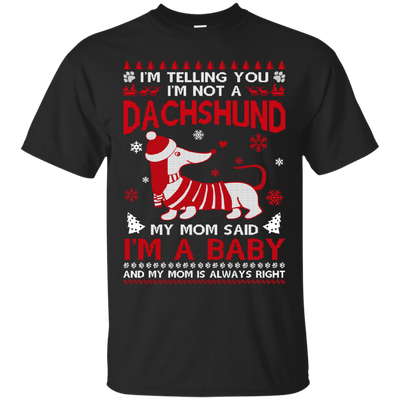 I'm Telling You I'm Not A Dachshund-T-Shirt & Hoodie-Classic T-Shirt-Black