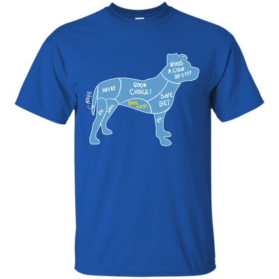 Proper Way To Pet A Dog Pitbull Lover-T-Shirt & Hoodie-Classic T-Shirt-Royal