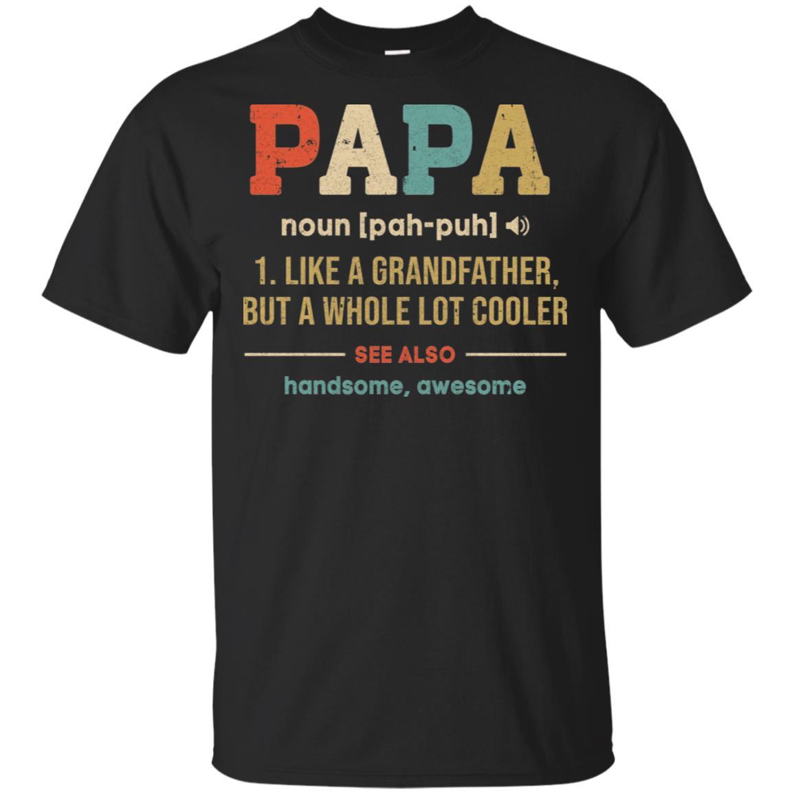 Vintage Papa Gifts Grandpa Definition Fathers Day