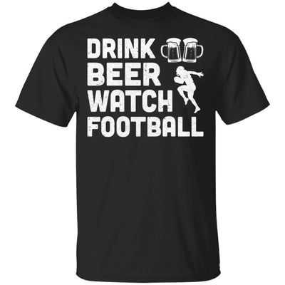 Drink Beer Watch Football For Gameday-T-Shirt & Hoodie-Classic T-Shirt-Black