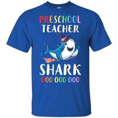 Preschool Teacher Shark Doo Doo Doo Halloween-T-Shirt & Hoodie-Classic T-Shirt-Royal