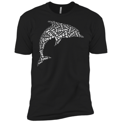 I Love Dolphin-T-Shirt & Hoodie-Premium T-Shirt-Black