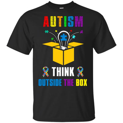 Autism Think Outside The Box Autism Awareness-T-Shirt & Hoodie-Classic T-Shirt-Black