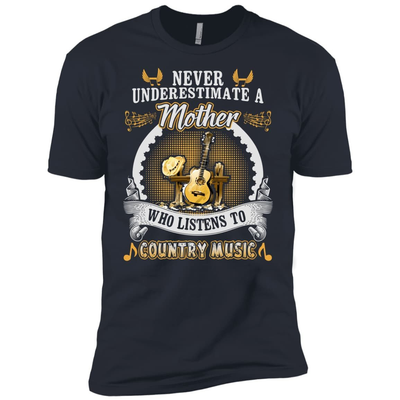 A Mother Listen To Country Music-T-Shirt & Hoodie-Premium T-Shirt-Indigo