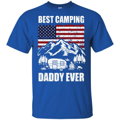 Best Camping Daddy Ever Usa Flag Father's Day Gift-T-Shirt & Hoodie-Classic T-Shirt-Royal
