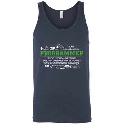 I'm A Programmer-T-Shirt & Hoodie-Unisex Tank-Navy