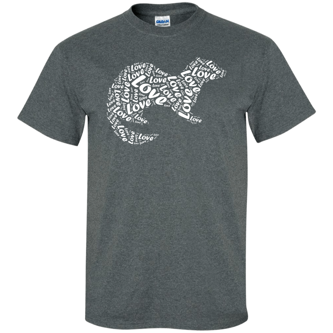 I Love Ferret-T-Shirt & Hoodie-Classic T-Shirt-Dark Heather